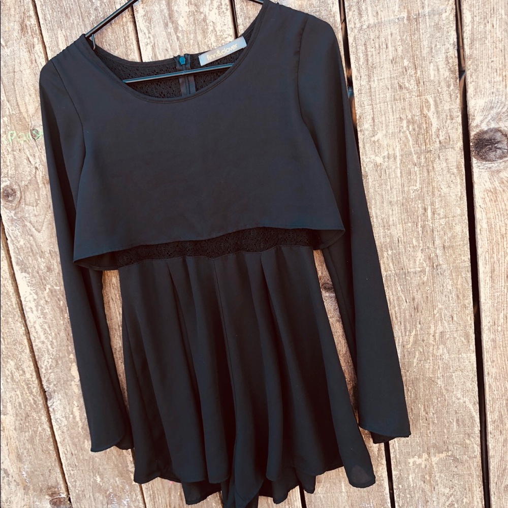 Gorgeous Black Cutout Romper🌿